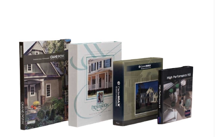 Promotional packaging folder kits