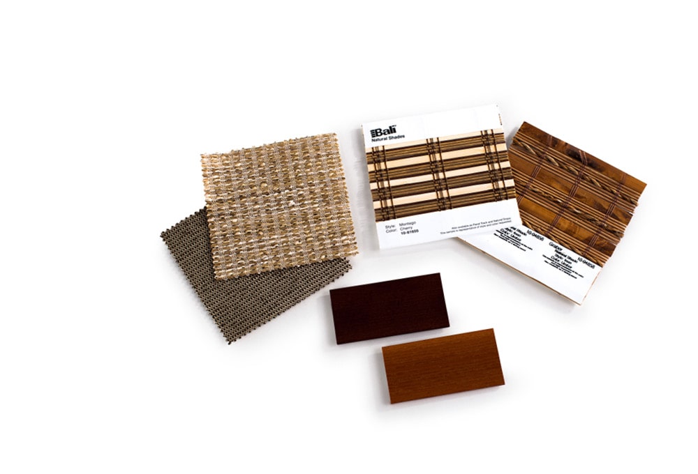 Window treatment samples